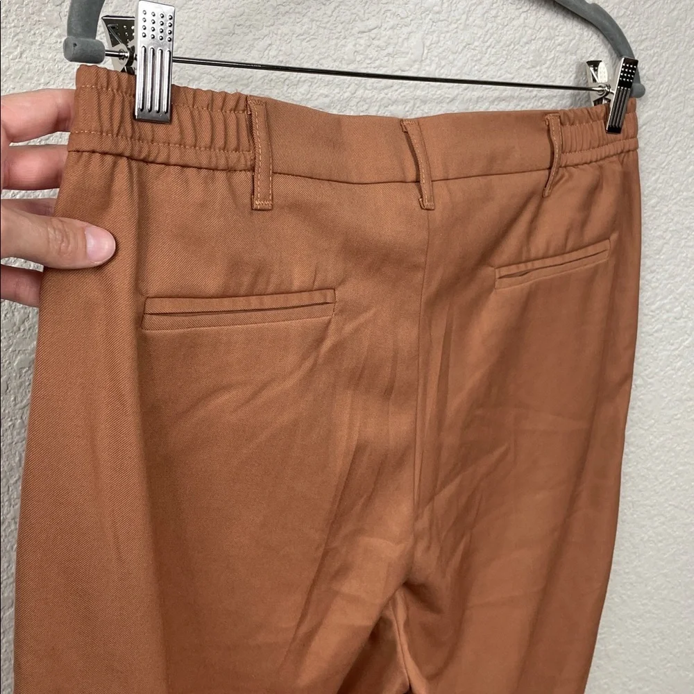NWT Stilosophy Flannel Pleat Front Trouser Pants Cropped Short Sz IT 48